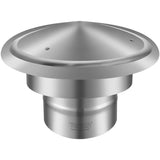 VEVOR Chimney Cap 6-inch 304 Stainless Steel Round Roof Rain Cap Cover Silver V952-YXYCMYSBXGZDGEH55V0