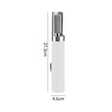 White Cordless Electric Scaler - Rechargeable 3000mAh Power, Stainless Steel Blade, Mess-Free V888-ELOSUNG27801