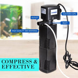 Aquarium Submersible Filter Pond Pump 1600L/H 35W 2.5m V274-AQ-JP025F-35