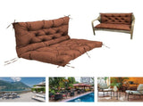 Bench Cushion, Tufted Bench Cushions for Indoor Furniture, Seat Cushions Indoor, Velvet Bay V1366-AZ2-W-22691