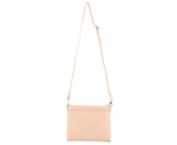 Pierre Cardin Ladies Cross Body Bag Leather Clutch Shoulder Sling Womens - Blush V563-PC2854-BLUSH