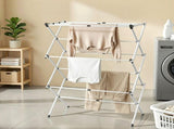 Artiss Clothes Rack Foldable Airer Drying Rack Portable No Assembly Required HANGER-B-10-FLD-GY