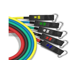 11pcs Resistance Band Set for Yoga Pilates and Fitness Exercises - 150lbs V1308-DSZKI-704