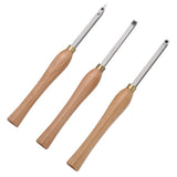 Wood Lathe Chisel Set, 3 PCS Woodworking Turning Tools, Includes Square, Round, Diamond Carbide V952-MBMGCD3JYTSFY1V1VV0