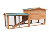 Furtastic Large Wooden Chicken Coop & Rabbit Hutch With Ramp WCC-JOY-005-LHR