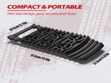 Off-Road Traction Plates Pack of 2 - Portable emergency tool for extra grip on snow, ice, mud, and V1188-ZXY-117-0043