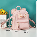 Fashion Cutest Toddler Sequin Bow Ears Bag Mini Backpack for Teen Little Girls with ears and sequin V1192-AZ-W-3075