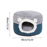 Dog Bed, Warm Winter Small Puppy Sleeping Nest, Soft Comfortable Enclosed House,for Chihuahua Tiny V1366-AZ2-W-27853