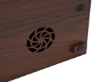 180ml Water Tank Wood Grain Fireplace Aromatherapy Diffuser Simulation Flame Humidifier Essential V1294-YM0901-3113250035511