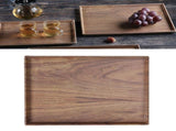 Multifunctional Serving Tray Grain Pattern Tea Tray Decorative Coffee Tea Platter Rectangle V1294-YM0901-3118240100411
