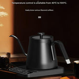 Black Gooseneck Electric Kettle with Temperature Control - 0.8L Smart Pour Over Coffee Kettle V888-ELOSUNG51233