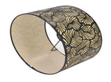Black Hollow Metal Lampshade with Yellow Lining Metal Table Lamp Light Shade for E27 E14 Caliber V1294-YM0521-3119230017311