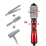 2-in-1 Pink Automatic Rotating Hot Air Styler - Multifunctional Hair Dryer V888-ELOSUNG39702