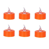 Battery Tea Lights Candles 6PCS LED Tea Lights Flickering Flameless Tea Lights, Battery V1369-AZ3-W-10078