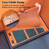 Rabbit Hutch Chicken Coop 92 x 45 x 82cm 2 Storey Cage Run Aria V274-PET-RH401