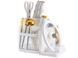 Multifunctional Kitchen Storage Rack Kitchen Countertop Cutting Board Pot Cover Chopsticks Forks V1294-YM0706-3118230217011