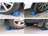 for Large Wheel Chocks with Rope Safety Car Chocks Tire Non Slip Base Trailer Solid Heavy Duty V1366-AZ2-W-16961
