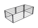 i.Pet Large Dog Crate Cage Playpen 129cm Puppy Pen Pet Enclosure Black PET-DOG-CAGE-120