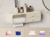 Drill Free Bathroom Tissue Storage Box Waterproof Bathroom Toilet Holder Wall Mounted Toilet V1294-YM0710-3112230082011