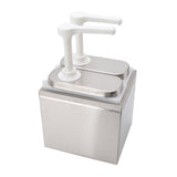Sauce Dispenser Plastic and Stainless Steel Condiment Pump Station Sauce Dispenser For Kitchen Home V1294-YM0717-3118220188811