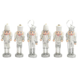 Plated Silver Traditional Nutcracker Xmas Decoration for Home and Office V1366-AZ2-W-13546