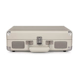 Crosley Cruiser Bluetooth Portable Turntable - White Sands + Bundled Crosley Record Storage Crate V398-CR8005FSC-WS4