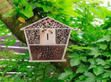 Gardening Wooden Insect Small House Shelter Nesting Handicrafts Decoration for Bee Bug V1294-YM0901-3111200119311