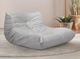 Levede Floor Chair Caterpillar Sofa Grey REP1001-GY