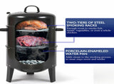 NEW 3in1 Portable Charcoal Vertical Smoker BBQ Roaster Grill Steel Water Steamer V610-SMOBBQ-IMG2477