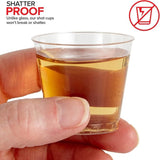 1080pcs 30ml Reusable & Disposable Plastic Shot Glasses Clear Cups Event Tastings Bulk V563-HP0103-30-36