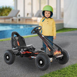 Kahuna G95 Kids Ride On Pedal-Powered Go Kart - Black CAR-PB-9588A-BK