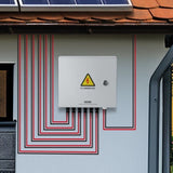 Solar PV Combiner Box 6 String 10A for Solar Panel System Steel Case IP65 V952-GFHLX6HL10ATXX3C2Y3