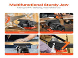 Bench Vise, 127 mm Jaw Width, 125 mm Max Jaw Opening Multipurpose Vise with 360&deg Swivel Locking V952-DXZSDGNTQ5INLZ20LV0