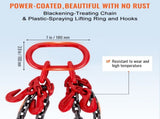 Chain, 8 mm x 150 cm Lifting Chains with Hooks, G80 Engine Chain Hoist Lifts, 5 Ton Lifting V952-DGDLJZMGFHZYJ5B2UV0