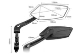 Mountain Bike Rearview Mirror Adjustable Rotatable Handlebar Bicycle Mirror V1308-DSZKI-72