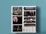 Levede Jewellery Cabinet Full Length JB1012-LED-WH