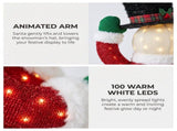 Christabelle 71cm Santa Snowman Christmas Light Up Display Animated LED Outdoor Indoor Xmas Yar 112_SHE200