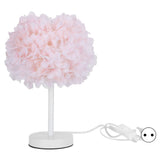 Flower Table Lamp Bedside Bedroom Desktop Nightstand Decoration Supplies Light PinkEU Plug 110-240V V1294-YM0901-3119200163411