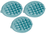 3Pcs Scalp Massage Brush Adult Universal Hairdressing Shampoo Wash Hair Combblue V1294-YM0901-3112200128811