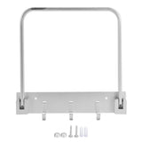 Collapsible Bathroom Rack with Row Hooks Multifunctional WallMounted Towel Shelf Holder for Home V1294-YM0901-3112210064511