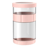 Large Fermentation Jar with Airlocks and Airtight SCREW Lid, Wide Mouth Glass Jars with Scale Mark, V1366-AZ2-W-24505