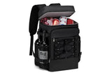 25L Insulated Cooler Backpack Freshness Preservation Backpack - Black V1308-DSZKI-203-1
