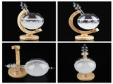 Storm Glass Creative Globe shaped Storm Glass Bottle Desktop Weather Station Weather Predictor V1294-YM0901-JY14682