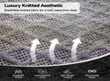 Giselle King Single Mattress 26cm Firm Pocket Spring Dual Edge Support Dark Grey MATTRESS-E-CARBON-26-KS