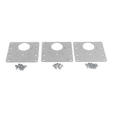 30Pcs Cabinet Hinge Repair Plate Accurate Rugged Stainless Steel Cabinet Hinge Repair Board Kit for V1294-YM0901-3114230145711