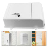Wall Mount Suggestion Box With Lock Mailbox For Outdoor Use For Home Office And Community Feedback V1366-AZ2-W-20725
