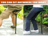 Folding Fishing Tools Outdoor Telescopic Folding Stool Portable High Single Leg V1192-AZ-W-14770