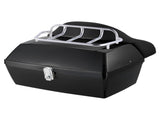 Motorcycle Top Case, Universal Durable PP Material Motorbike Tail Box with Reflective Panel, 48L V952-MTCSLDXHS48LY0GRXV0