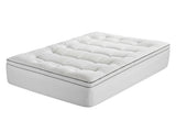 Giselle Bedding Double Mattress Topper 5cm Coral Fleece TOPPER-FLEECE-5-D