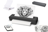 Portable Wireless Bluetooth A4 Thermal Mobile with 100Pcs Thermal Paper Inkless V1263-JX-6375